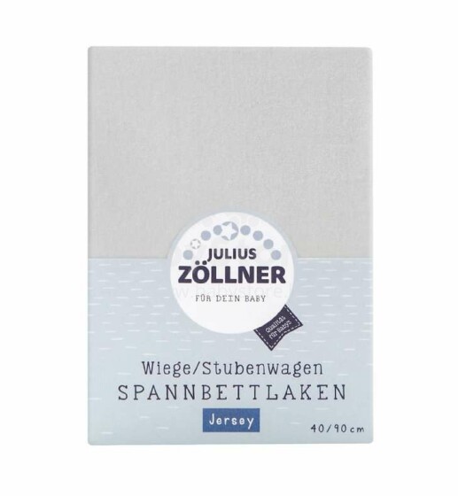 Džulijaus Zollnerio džersis šviesiai pilkos spalvos. 8330147510 lapas su guma 40х90cm