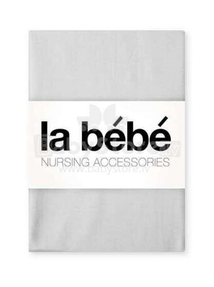 La Bebe™ Satin 75x75 Art.69711 Light Grey Nappy