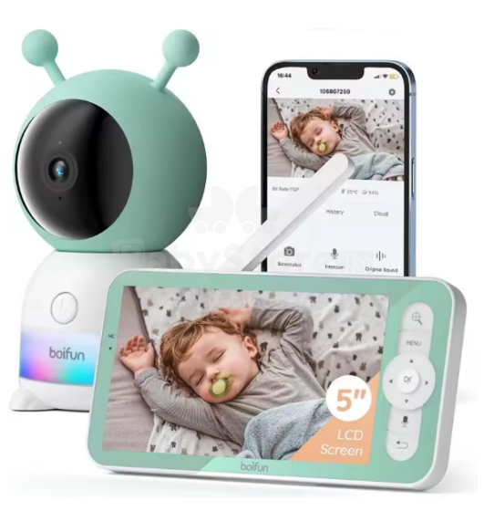 La bebe™ Accessories Baby Monitor Camera 360° Art.70157 Digitālais bērnu videomonitors