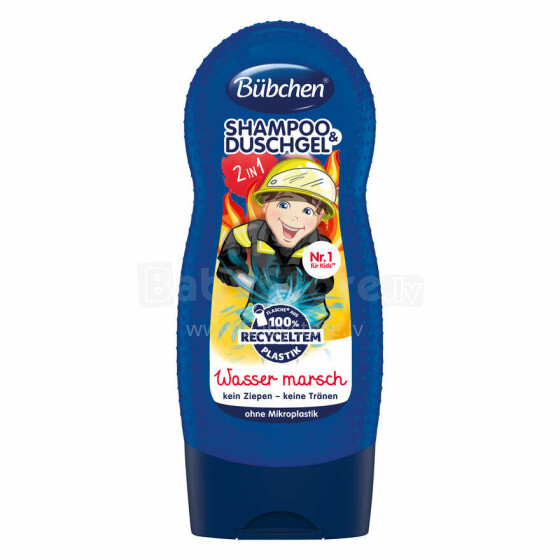 Bubchen Shampoo&Duschgel bērnu šampūns un dušas želeja Drosmīgais ugunsdzēsējs – divi vienā, 230ml