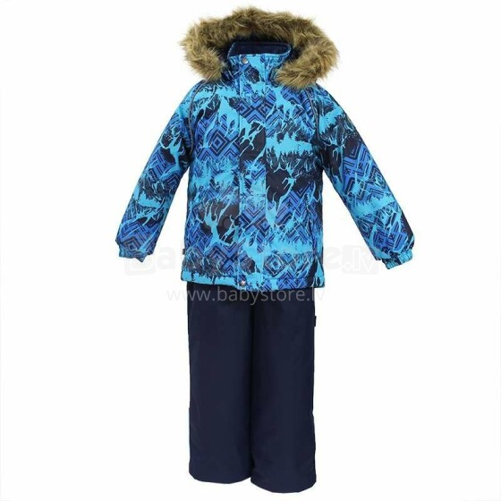 Huppa'18 Winter Art.41480030-73435 Утепленный комплект термо куртка + штаны [раздельный комбинезон] (92-134 cm)