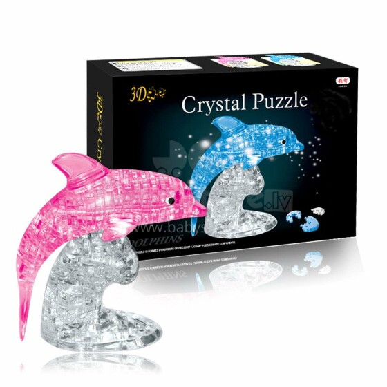 Crystal Puzzle Art. 9028 Dolphins 3D Puzles