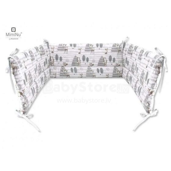MimiNu MimiNu Sheeps in Hearts Bed bumper 180 cm