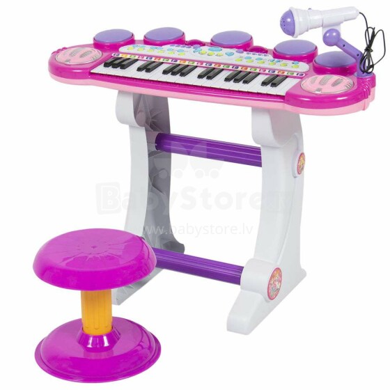 Imc Toys Keyboard Art.IW166 Музыкальная установка орган- синтезатор, с микрофоном и стульчиком