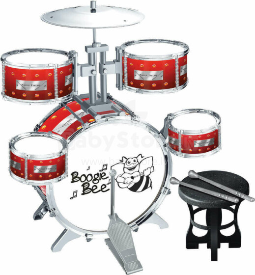 Toi Toys Drum  Art.35344A  Комплект барабанов для юных музыкантов
