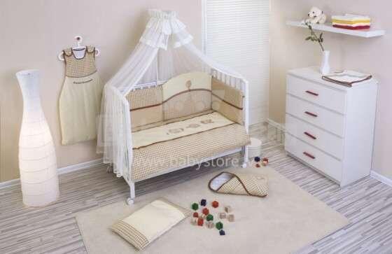 NINO-ESPANA Morada Beige Sheeps Bed bumper 180 cm