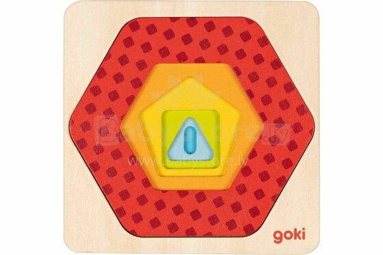 Goki Art. 57421 Puzle Ģeometriskas formas