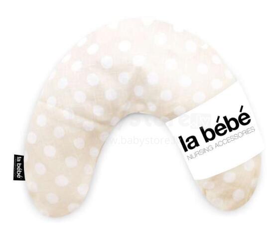 La Bebe™ Mimi Nursing Linen Pillow Art.72678 Dots Travel pillow