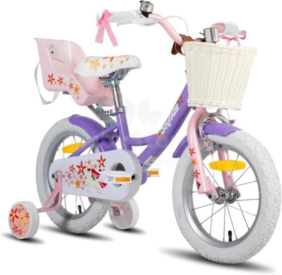 Joystar Kids Bike Wheels Collas 14'  Art.72709 Violet  Children's two-wheeled bicycle with additional wheels