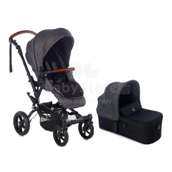 Jane Crosswalk R Micro Art.5574 U06 Cold Black Stroller 2 in 1