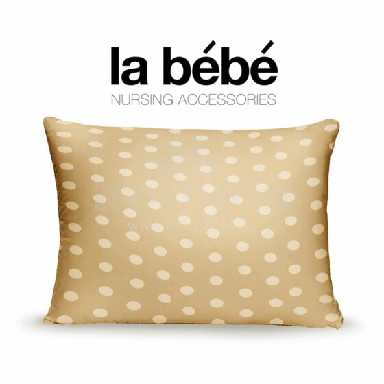 „La Bebe“ medvilninė balta str. 73190 Medvilninė pagalvės užvalkalas su kraštu, dydis: 60x40cm (balta spalva)