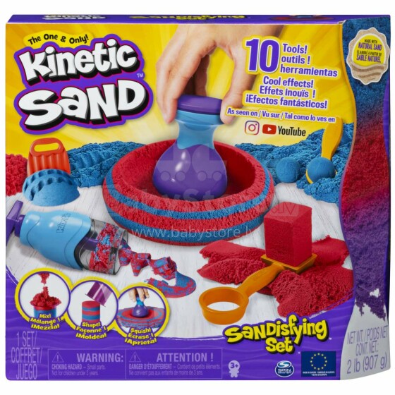 SPIN MASTER KINETIC SAND 6047232 Žaidimų rinkinys - „Sandtastic“