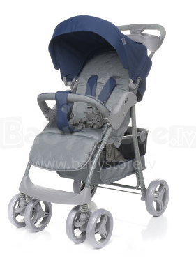 4 kūdikis '18 Guido plk. Tamsiai mėlynas vaikščiojantis / sportinių skėčių tipo vežimėlis
