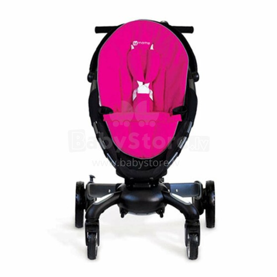 „4moms Origami“ spalvų rinkinio vežimėlio įdėklas 15689 rožinis įdėklas vežimėliui