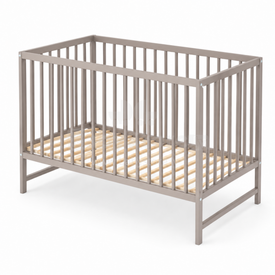 Elf Bed Arco Art.74241 Taupe Wooden baby crib 120x60 cm
