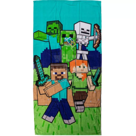 Carbotex Beach Towel Minecraft Art.MC241254-R