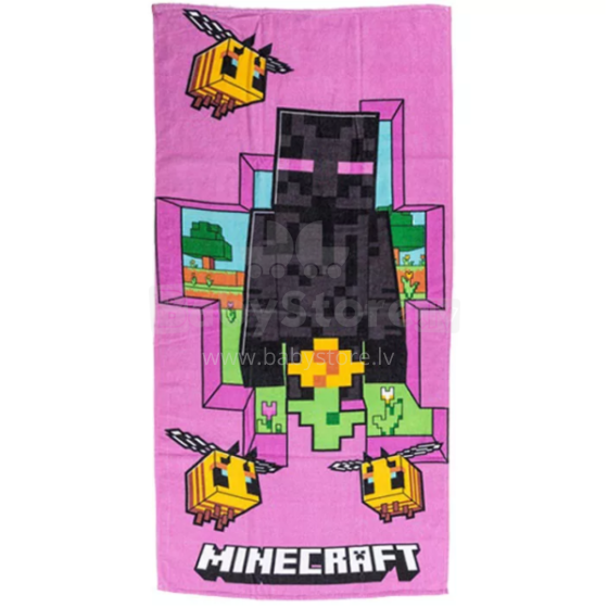 Carbotex Beach Towel Minecraft Art.MC248514-R