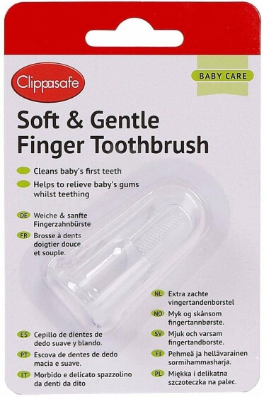 Clippasafe Finger Tooth Brush CLI33/4 Силиконовая зубная щетка