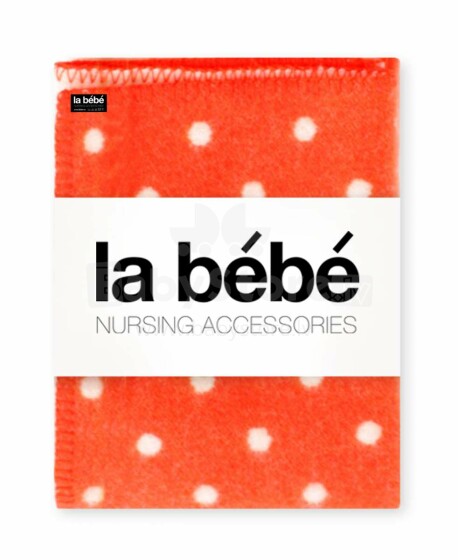 La Bebe™ Apple Dots Art.77008 Natural Lambswool Baby blanket Dots 140x100cm