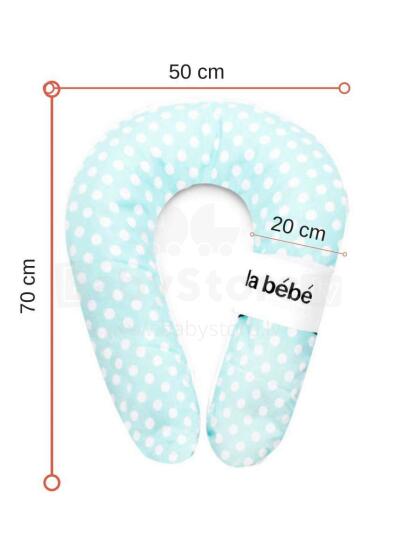 La Bebe™ Snug Cotton Nursing Maternity Pillow Art.77433 Stars, 20x70 cm