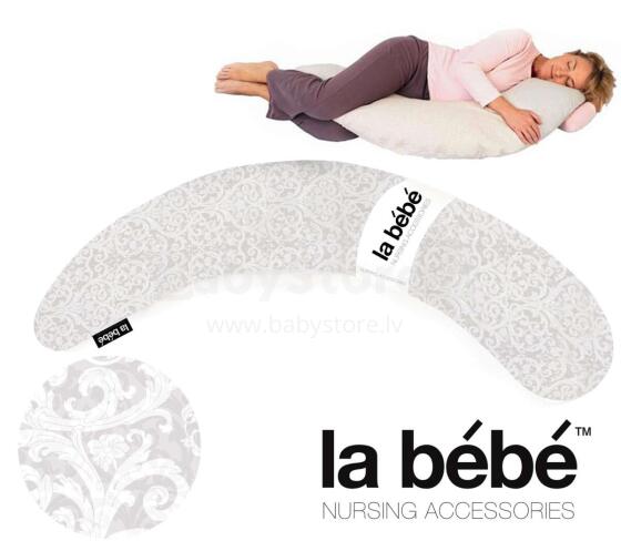 La Bebe™ Moon Maternity Pillow Art.7770 Classic Grey, 195 cm