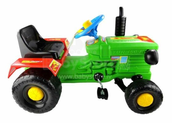3toys Art.TR5 Inlea4Fun Pedal Farmer Tractor Green Детский велотрактор с педалями