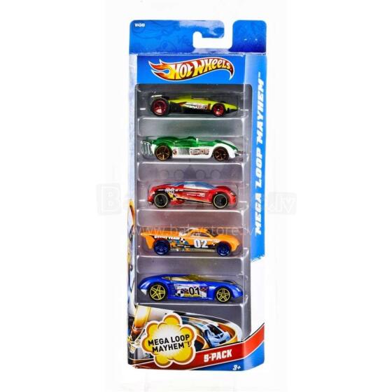 Mattel Hot Wheels Basic 5-Car Pack Art.1806