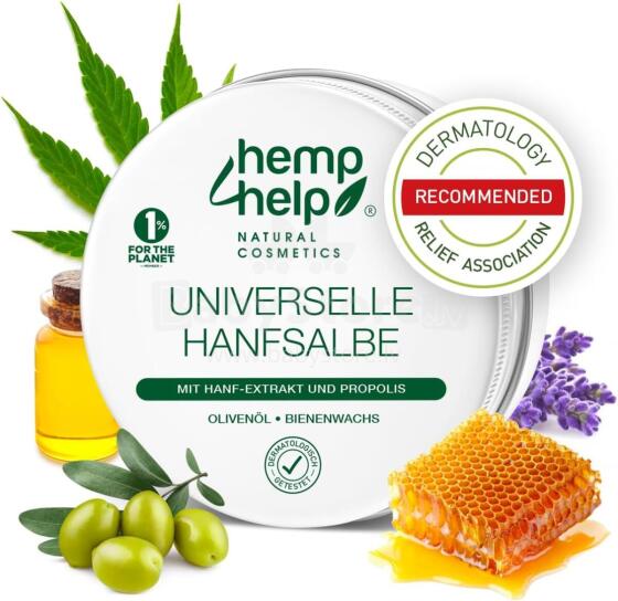 Universal Hemp  Propolis & Manuka Art.78430 Универсальная конопляная мазь от нейродермита с прополисом и манукой – 100 мл
