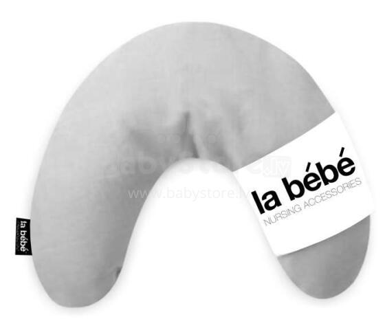 La Bebe™ Mimi Nursing Cotton Pillow Art.78939 Light grey Pakaviņš spilventiņš 19x46cm