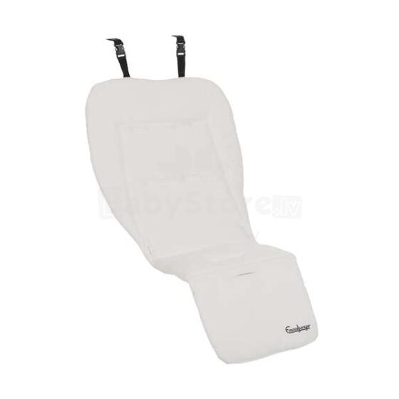 SOFT SEAT PAD WHITE FABRIC 62925