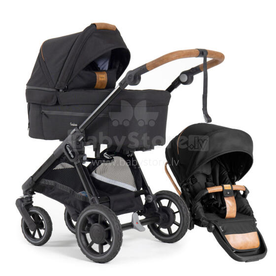 Emmaljunga Sento Art.79353 Outdoor Black Stroller 2 in 1