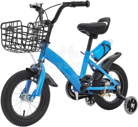 Kids Bike Wheels Collas 12' Blue Art.8061 Children's two-wheeled bicycle with additional wheels
