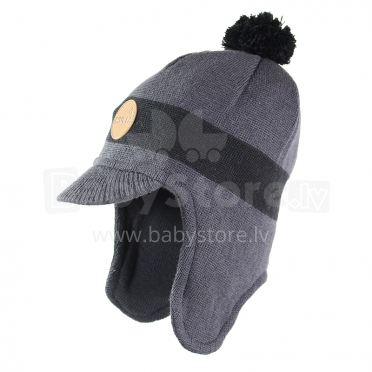 Huppa '17 Peak Art. 80340000-60018 Теплая вязанная шапочка для деток с хлопковой подкладкой (р.S-L)