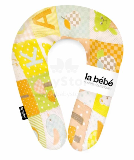 La Bebe™ Snug Cotton Nursing Maternity Pillow Art.80930 Patchwork, 20x70 cm