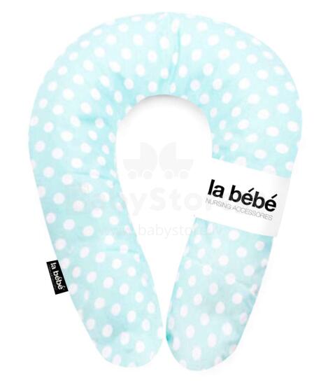 La Bebe™ Snug Cotton Mint Dots Art.80935 Mit. 20x70см