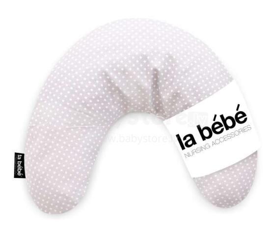 La Bebe™ Mimi Nursing Pearl Grey Satin Pillow Art.80959 Pakaviņš spilventiņš 19*46cm
