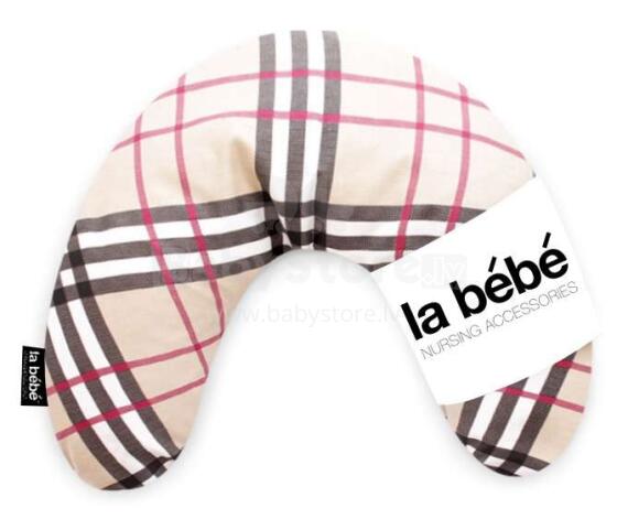 La Bebe™ Mimi Nursing Satin Pillow Art.80961 London Pillow with buckwheat fillig 19*46cm