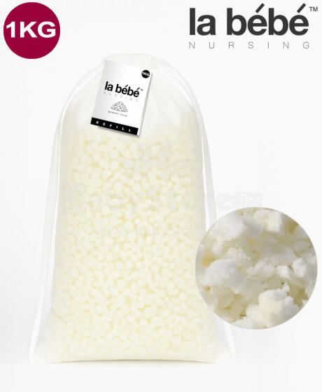 La Bebe™ Memory Foam Refill 1 kg Art.81046 Putu pildījums (DIY, ergonomisks) — memory foam