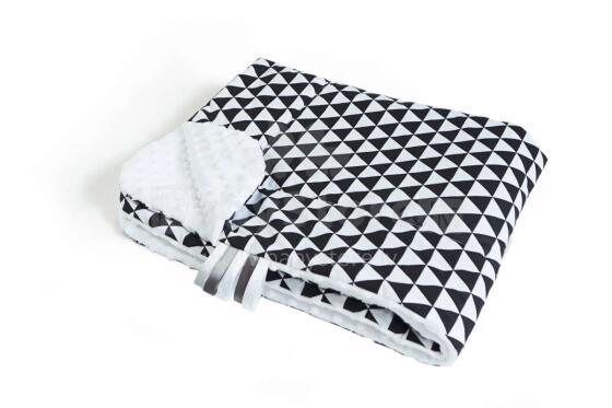 La bebe™ Minky Art.81072 Double-sided microfiber blanket Bubble