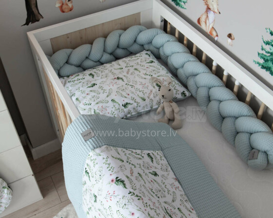 Baby Love Premium Garden Art.81073 Mazuļu kokvilnas gultas veļas komplekts no 2 daļām [virspalags ar spilventiņu]