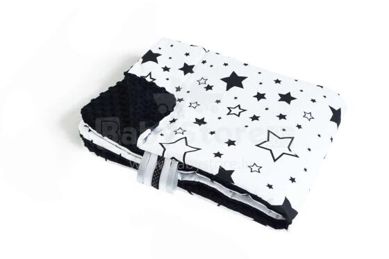 La bebe™ Minky+Cotton Art.81078 Double-sided microfiber blanket Bubble