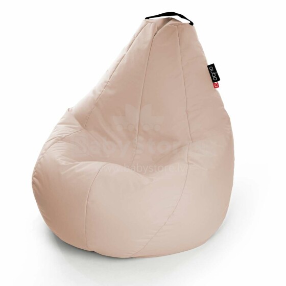 Qubo™ Comfort 120 Latte Pop Art.82340 Augstas kvalitātes krēsls Bean Bag