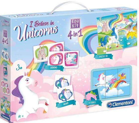 Clementoni Unicorns 4 in 1 Art.18035