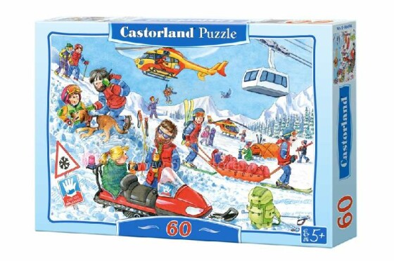 Castorland Art.006007 Classic Kids puzzle Bērnu puzle kastītē - 60 elementi