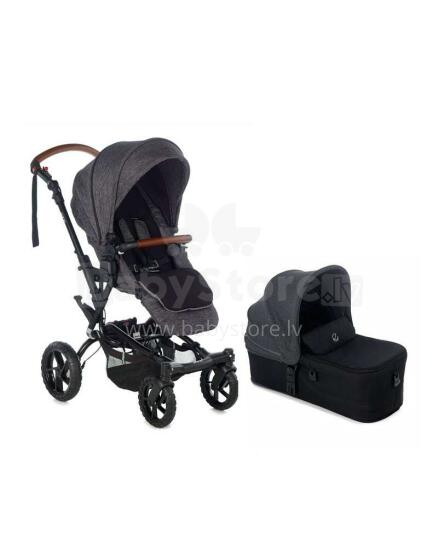 Jane Crosslight Micro Art.5566 U06 Cold Black Stroller 2 in 1