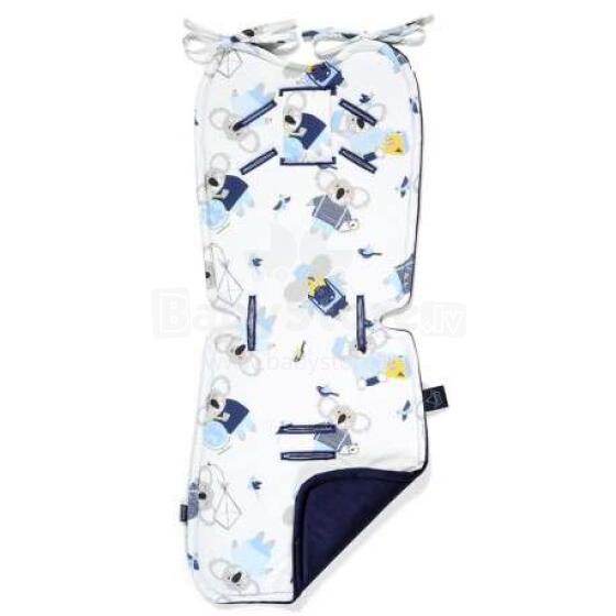 La Millou Art. 84233 Stroller Pad Hello World-Royal Navy