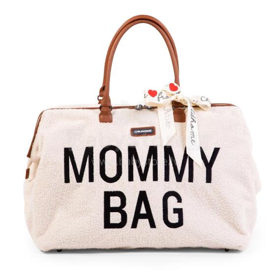 Childhome Nursery Bag Art.84587 Teddy OffWhite