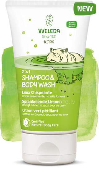 Weleda Art.7510 Baby shampoo & shower gel Lime 150ml