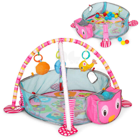 Eco Toys Baby Mat 3 in 1 Art.88970  Development center 3 in 1 with balls