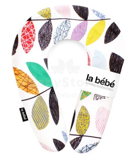 La Bebe™ Snug Cotton Nursing Maternity Pillow Art.85233 Color Foliage 20*70cm